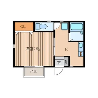 BELK KISS【1階】の間取り