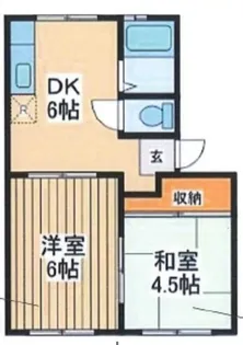 サニーハイツ【2階】の間取り