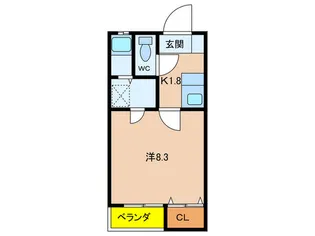 リブレア三番町【2階】の間取り