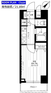 ステージファースト三軒茶屋II【6階】の間取り
