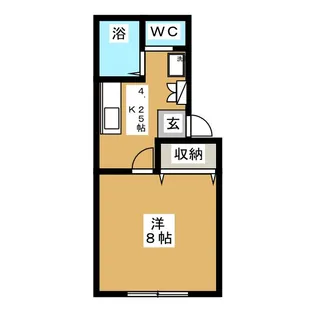 メゾン・ド・エトワール【1階】の間取り