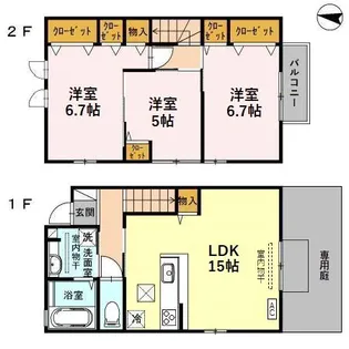 Maison Grace(メゾン グレース)【1階】の間取り