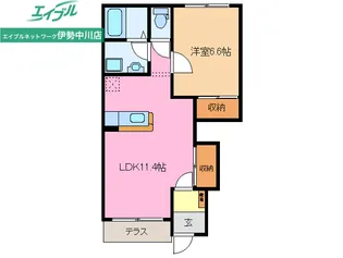 エクシードI【1階】の間取り