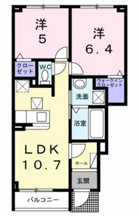マーナ リエール【1階】の間取り