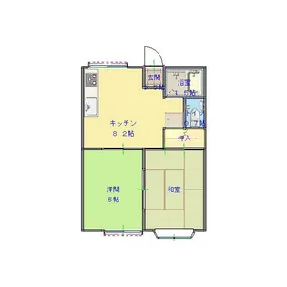 オークヴィレッジ【1階】の間取り