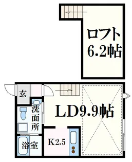 アメニティ江波【2階】の間取り