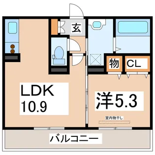 メゾン・リベルテ【2階】の間取り