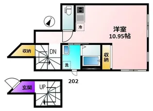 Maisoxia護国寺【2階】の間取り