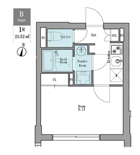 LEGALAND幡ヶ谷【2階】の間取り