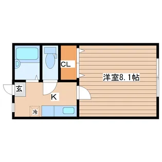 セントポーリア【2階】の間取り