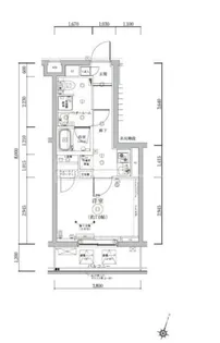 アルテシモデュース【1階】の間取り