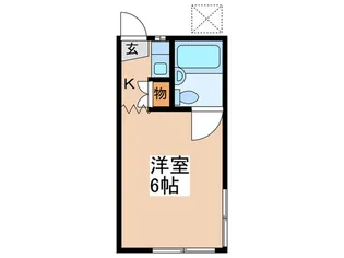 中山コーポ【2階】の間取り