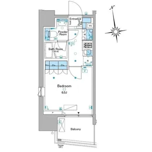 ルフォンプログレ品川大井【4階】の間取り
