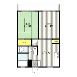 パークサイド岸根【1階】の間取り