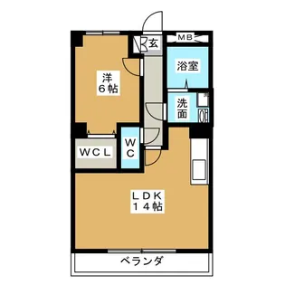 セジュール池見【2階】の間取り