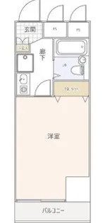 リベール国分寺【5階】の間取り