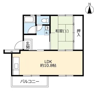 UR西上尾第二【5階】の間取り