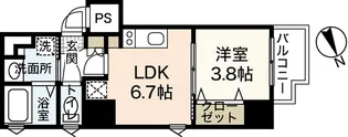 KatayamaBLDG25【7階】の間取り
