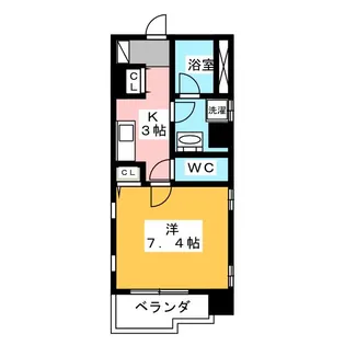 REGARO KANAYAMA Sta.【3階】の間取り