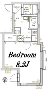 アクサスフェリオ西大井【1階】の間取り