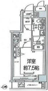パティーナ住吉Duo【1階】の間取り