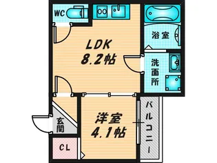 グラン ロイヤル【2階】の間取り