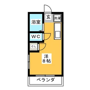 VILLA本山【2階】の間取り