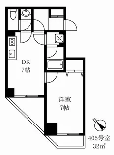 グランドゥール等々力【4階】の間取り