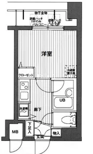 ガラ・ステージ京橋【9階】の間取り