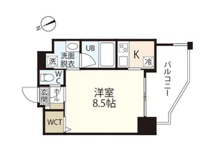 VELOCEIII【7階】の間取り