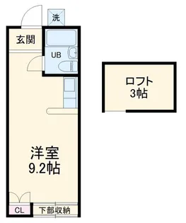 オレンジハウス【2階】の間取り