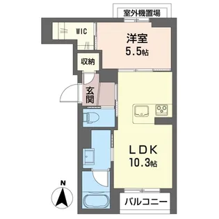 ベルフォーレII【3階】の間取り