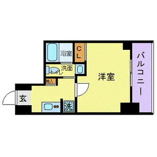 スカイコート日本橋第3【11階】の間取り