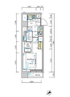 SHOKEN Residence横浜天王町III【1階】の間取り