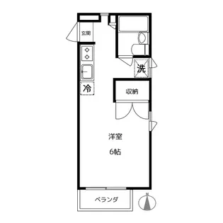 シャンブル朋【2階】の間取り