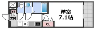 LIVIAZ OSAKA Verite【4階】の間取り