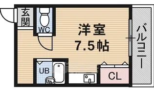 アンフィニィ・橋の内1【2階】の間取り