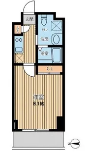 S-FORT小田原栄町【4階】の間取り