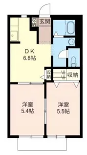 Flat-B【SHM】【1階】の間取り