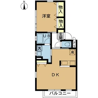 プレーヌ・フロラシオン【2階】の間取り