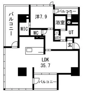 YAMATOMACHI TERRACE【4階】の間取り
