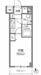 ガーラプレイス八幡山壱番館【2階】の間取り