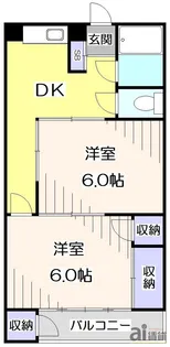 山栄マンション【2階】の間取り