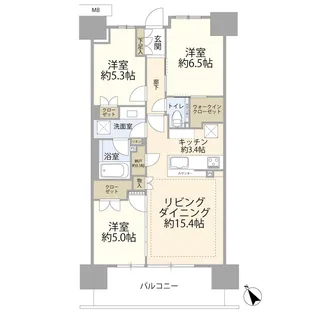 パークホームズLaLa南船橋ステーションプレミア(0006052)【9階】の間取り