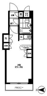 ワコーレ大島【1階】の間取り