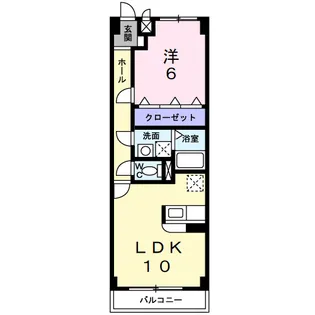 エトワールIWAKURA【8階】の間取り