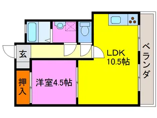 北野マンション【3階】の間取り