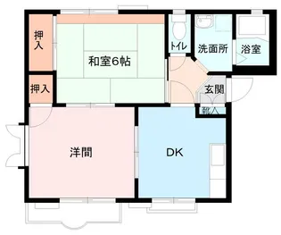 フレグランスシゲル【2階】の間取り