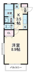 ハイツ三雅【2階】の間取り