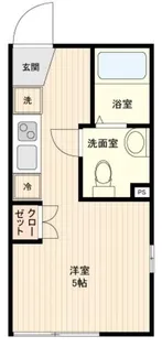 LiveFlat中野鷺宮【2階】の間取り
